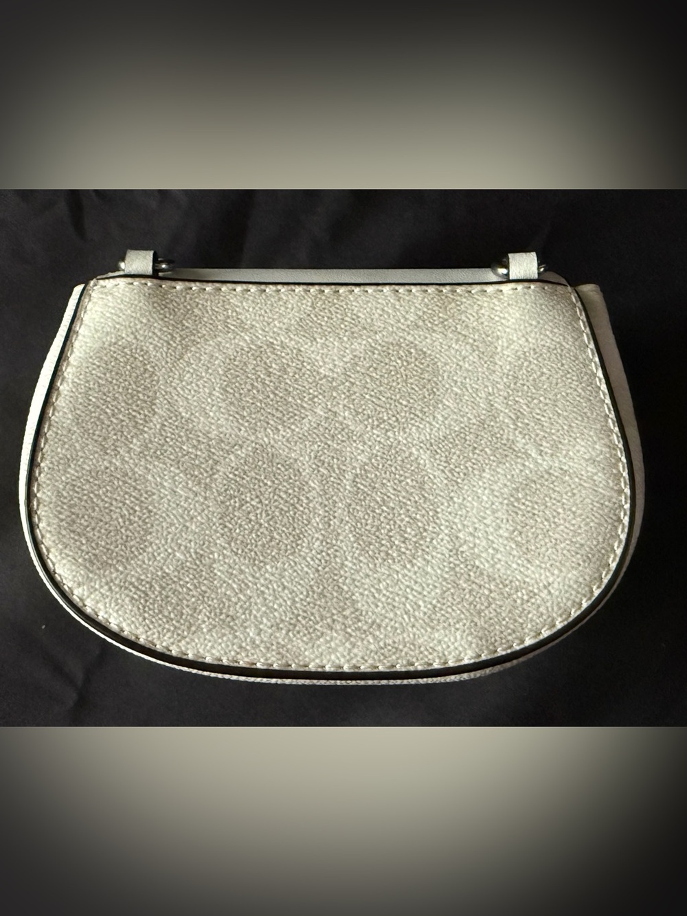 Coach White Mini Saddle Crossbody with Silver Hardware - Picture 6 of 12